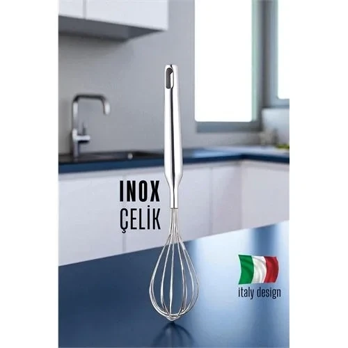 Inox Çelik Çırpıcı Italyan Dizayn 722006 ürün görseli 1