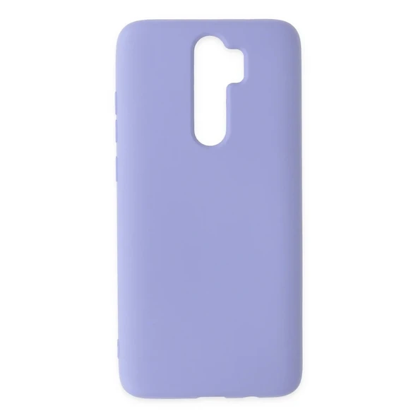 Redmi Note 8 Kılıf Nano İçi Kadife Silikon - Lila ürün görseli 1