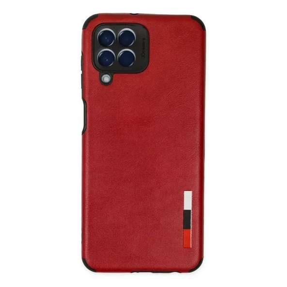 Galaxy M33 Kılıf Loop Deri Silikon - Kırmızı ürün görseli 1