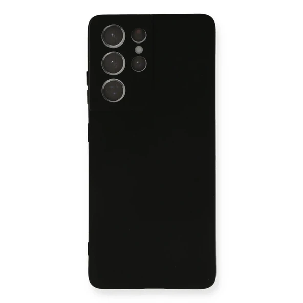 Galaxy S21 Kılıf Nano İçi Kadife Silikon - Siyah ürün görseli 1