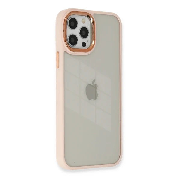 İphone 12 Kılıf Dora Kapak - Pudra ürün görseli 1