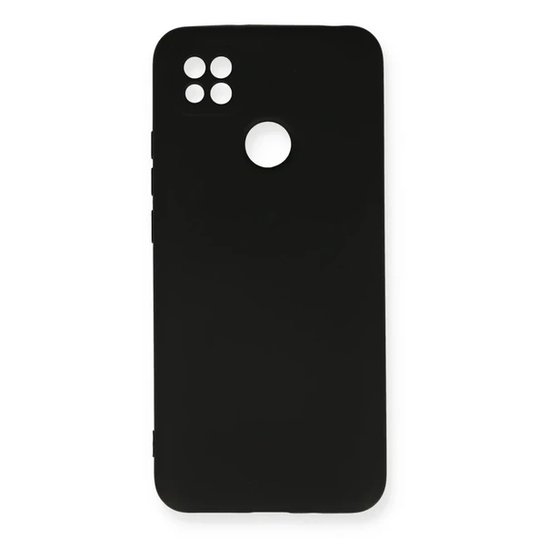 Redmi 9C Kılıf Nano İçi Kadife Silikon - Siyah ürün görseli 1