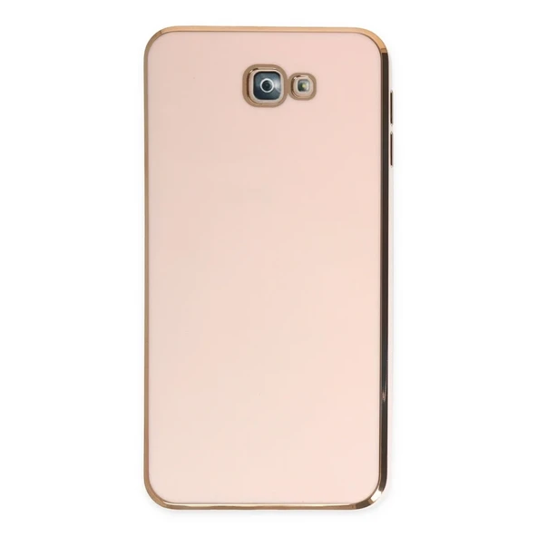 Galaxy J7 Prime Kılıf Volet Silikon - Pembe ürün görseli 1