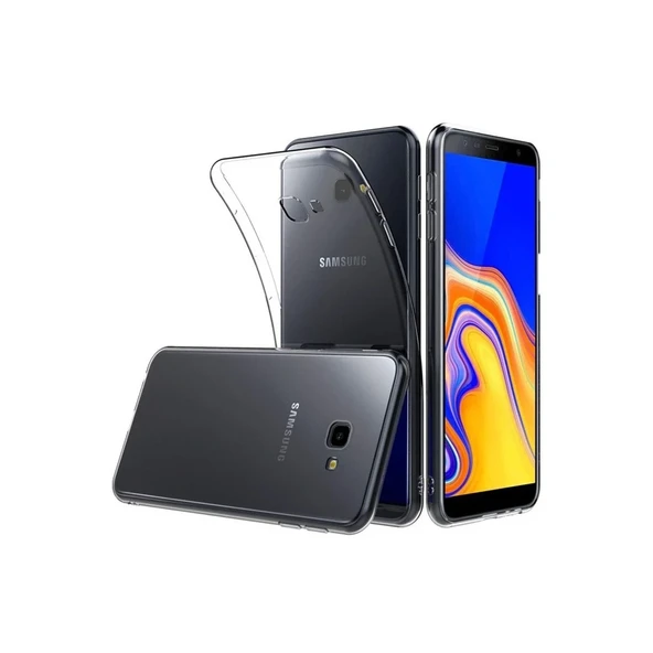 Galaxy J4 Kılıf Lüx Şeffaf Silikon ürün görseli 1
