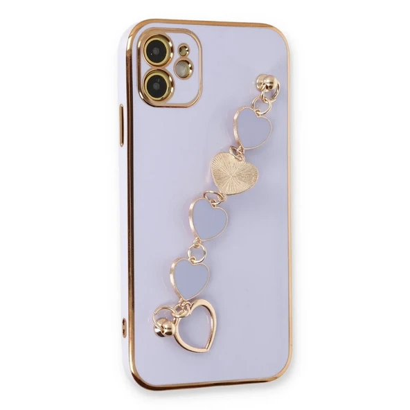 İphone 12 Kılıf Esila Silikon - Lila ürün görseli 1