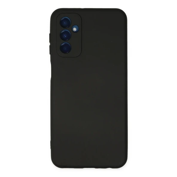 Galaxy M23 Kılıf Nano İçi Kadife Silikon - Siyah ürün görseli 1