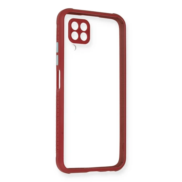 P40 Lite Kılıf Miami Şeffaf Silikon - Fuşya ürün görseli 1