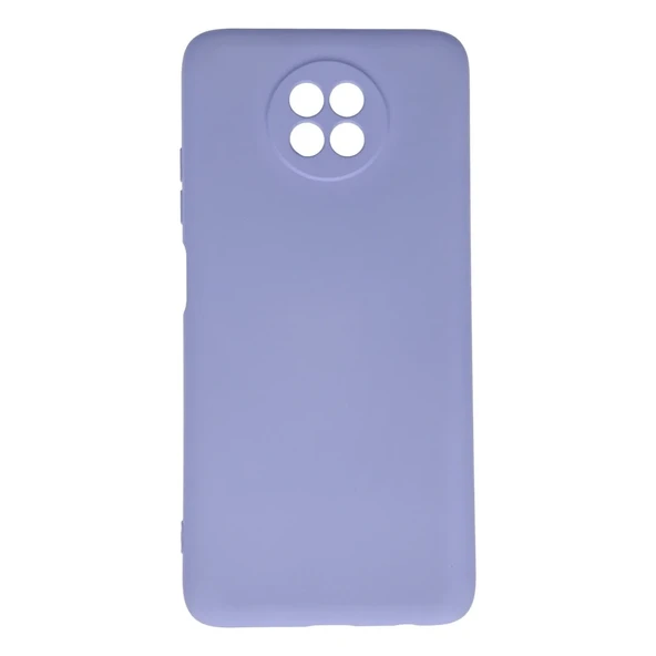 Redmi Note 9 5G Kılıf Nano İçi Kadife Silikon - Lila ürün görseli 1