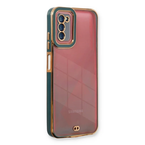 Galaxy A03S Kılıf Liva Lens Silikon - Yeşil ürün görseli 1
