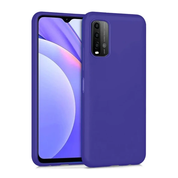 Redmi 9T Kılıf Nano İçi Kadife Silikon - Mor ürün görseli 1