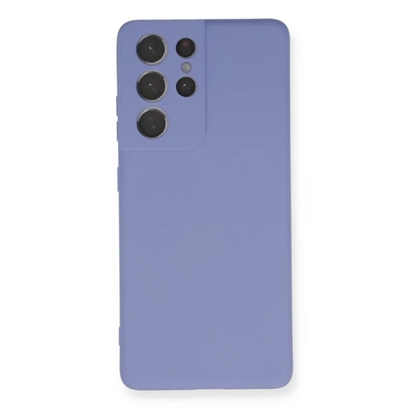 Galaxy S21 Kılıf Nano İçi Kadife Silikon - Lila ürün görseli 1