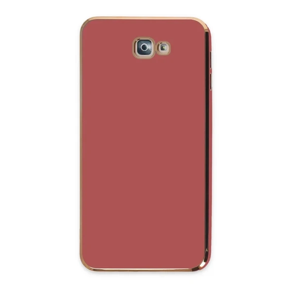 Galaxy J7 Prime Kılıf Volet Silikon - Kırmızı ürün görseli 1