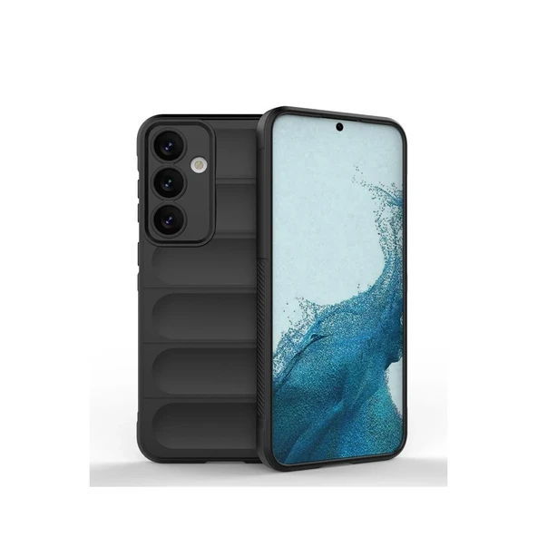 Galaxy S24 Kılıf Optimum Silikon - Siyah ürün görseli 1