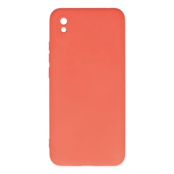 Redmi 9A Kılıf Nano İçi Kadife Silikon - Turuncu ürün görseli 1