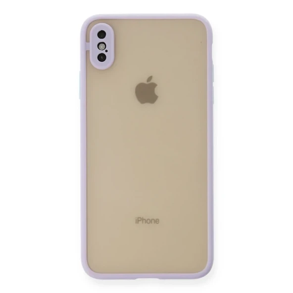 İphone X Kılıf Montreal Silikon Kapak - Mor ürün görseli 1