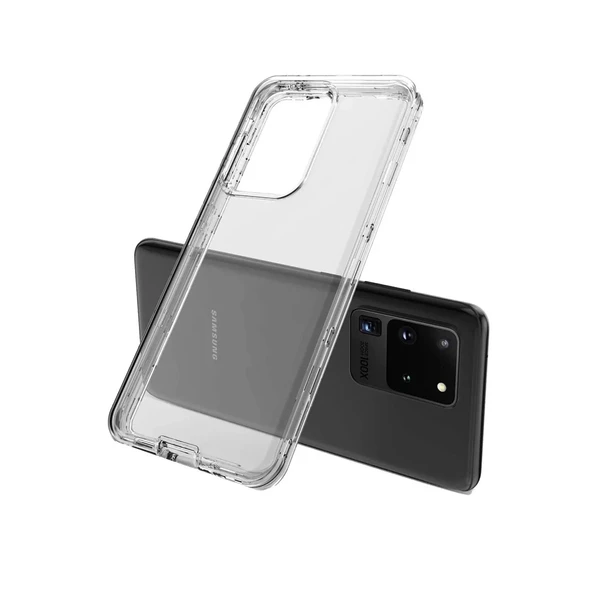 Galaxy S20 Kılıf Lüx Şeffaf Silikon ürün görseli 1