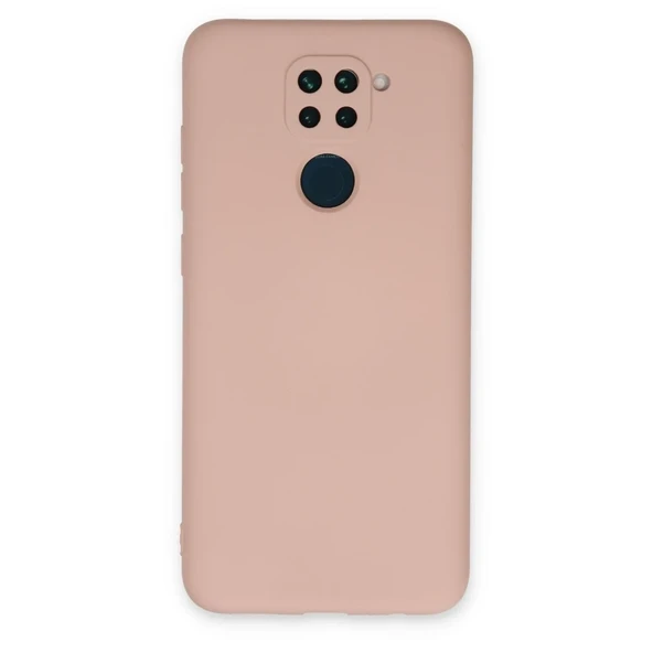 Redmi Note 9 Kılıf Nano İçi Kadife Silikon - Pudra ürün görseli 1