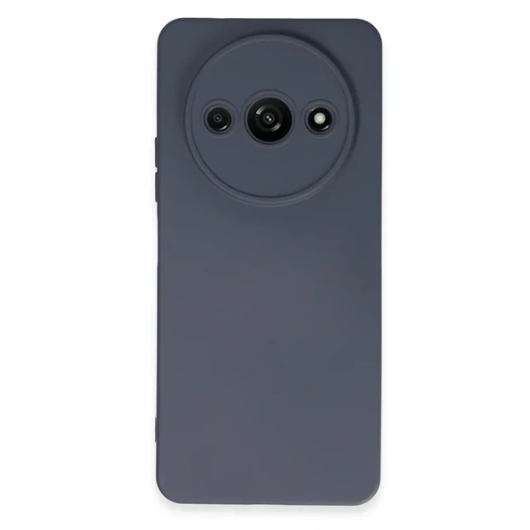 Redmi A3 4G Kılıf Nano İçi Kadife Silikon - Gri ürün görseli 1