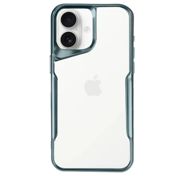 İphone 16 Kılıf Boyi Silikon Kapak - Turkuaz ürün görseli 1