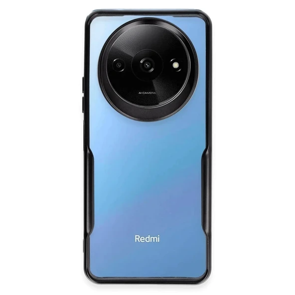 Redmi A3 4G Kılıf Boyi Silikon Kapak - Siyah ürün görseli 1