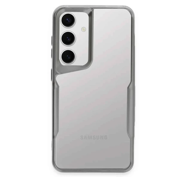 Galaxy S24 Kılıf Boyi Silikon Kapak - Gümüş ürün görseli 1