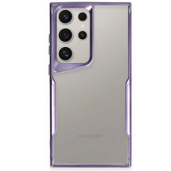 Galaxy S23 Kılıf Boyi Silikon Kapak - Derin Mor ürün görseli 1