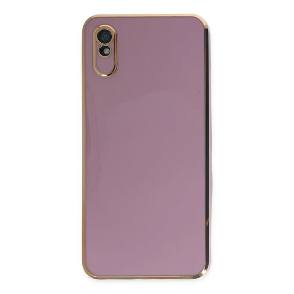Redmi 9A Kılıf Volet Silikon - Mor ürün görseli 1