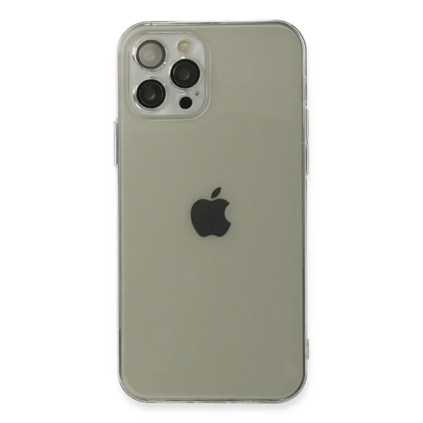 İphone 12 Kılıf Fly Lens Silikon - Şeffaf ürün görseli 1