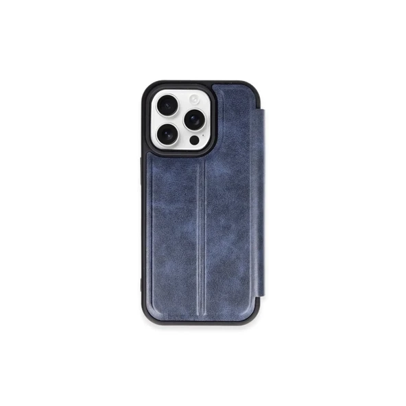 İphone 15 Kılıf Flip Cover - Lacivert ürün görseli 1