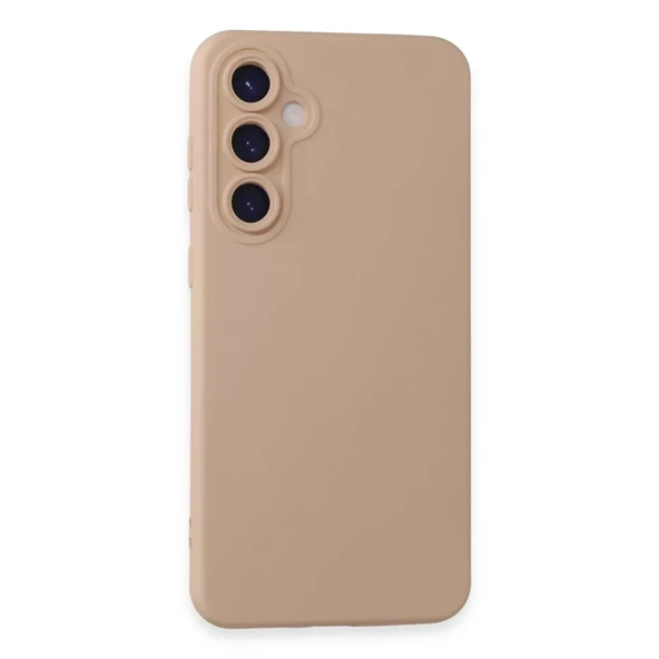Galaxy S24 Kılıf Nano İçi Kadife Silikon - Pudra ürün görseli 1