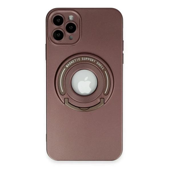 İphone 12 Kılıf Lukka Magneticsafe Kapak - Kahverengi ürün görseli 1