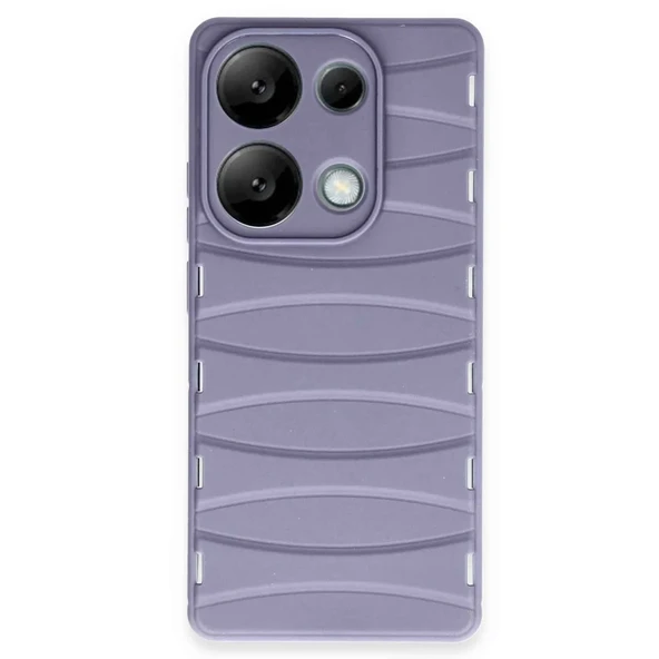 Redmi Note 13 4G Kılıf Bibercas Silikon Kapak - Lila ürün görseli 1