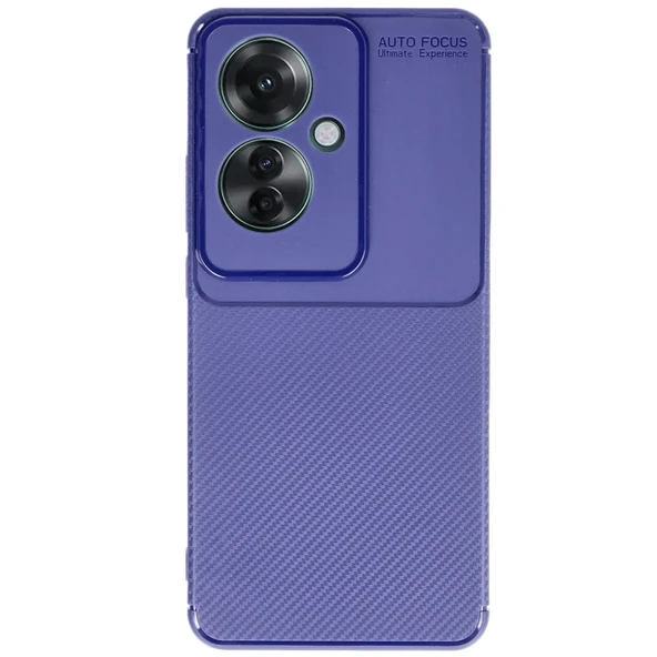 Reno 11F Kılıf Auto Focus Karbon Kapak - Lacivert ürün görseli 1