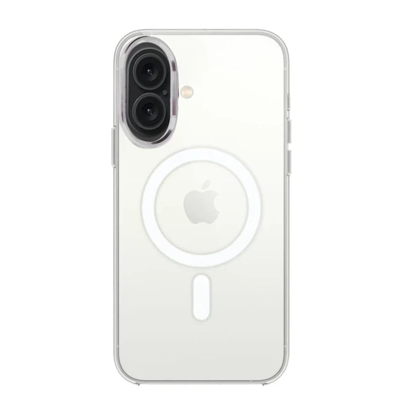 İphone 16 Kılıf Pc Real Magsafe Kapak - Şeffaf ürün görseli 1
