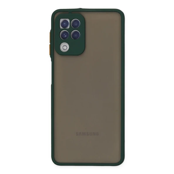 Galaxy A22 Kılıf Montreal Silikon Kapak - Yeşil ürün görseli 1
