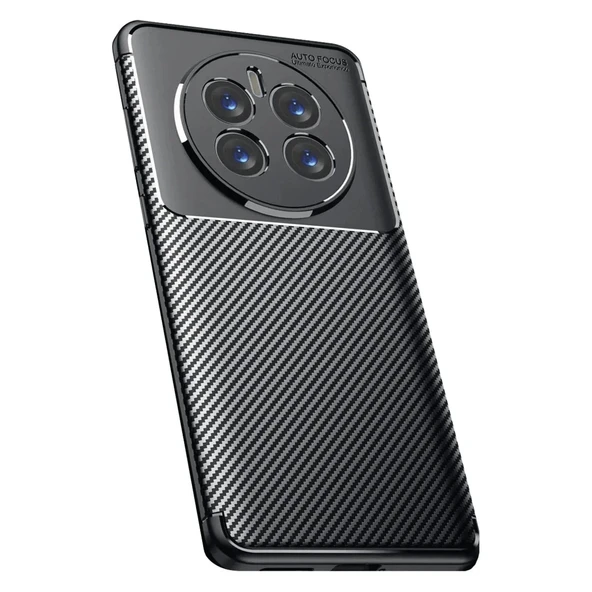 12 Kılıf Auto Focus Karbon Kapak - Siyah ürün görseli 1