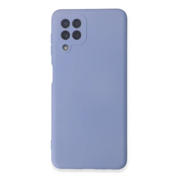 Galaxy A22 Kılıf Nano İçi Kadife Silikon - Lila ürün görseli 1