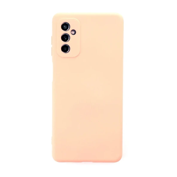 Galaxy M52 5G Kılıf Nano İçi Kadife Silikon - Pudra ürün görseli 1