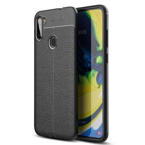 Galaxy A11 Kılıf Auto Focus Kapak - Siyah ürün görseli 1