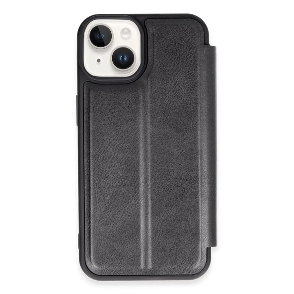 İphone 14 Kılıf Flip Cover - Siyah ürün görseli 1