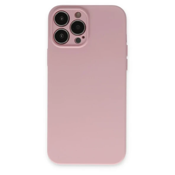 İphone 13 Kılıf Nano İçi Kadife Silikon - Pembe ürün görseli 1