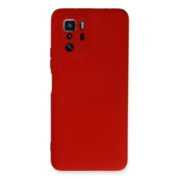Poco X3 Gt Kılıf Nano İçi Kadife Silikon - Kırmızı ürün görseli 1