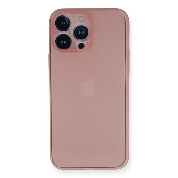 İphone 14 Kılıf Pp İnce Kapak - Pembe ürün görseli 1