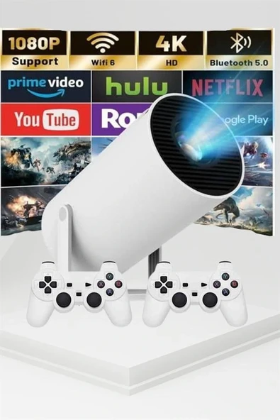 Taşınabilir Android Projeksiyon Ayaklı Çift Kollu 4K Çözünürlüklü Sinema Projeksiyonu ürün görseli 1