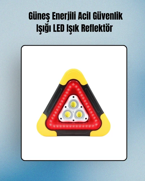 2000Mah Kapasiteli Taşınabilir Üçgen Park Lambası ürün görseli 1