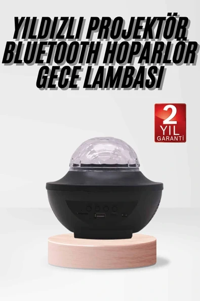 Çok Renkli Projektör Lamba Disko Topu Gece Lambası Kablosuz ürün görseli 1