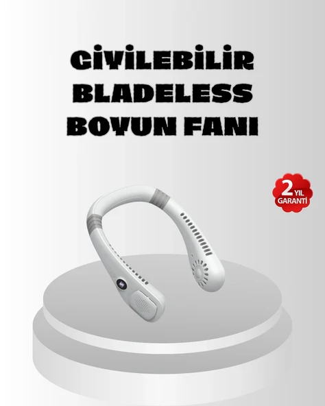 Taşınabilir Boyun Fanı Sessiz Çalışma Usb Şarj Özellikli ürün görseli 1