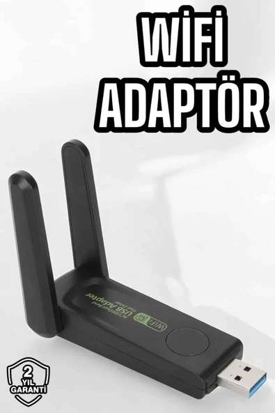 Dual Band Wifi Alıcı Adaptör Usb 3.0 Destekli ürün görseli 1