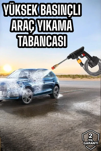 Bahçe Araba Yıkama Tabancası Su Basınçlı Hazneli Bataryalı Oto Yıkama ürün görseli 1