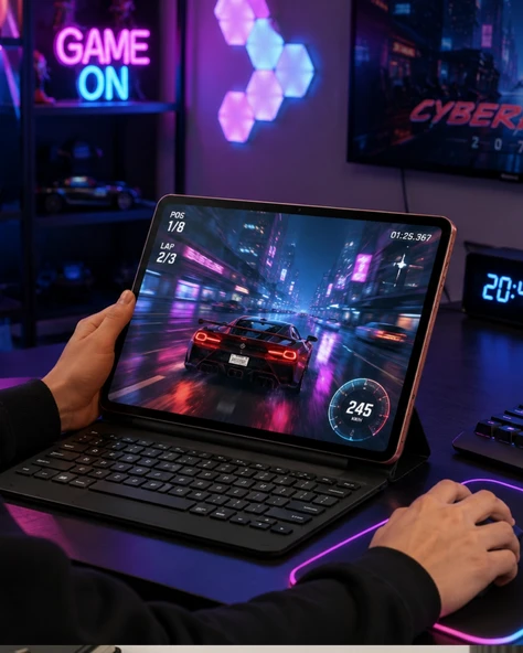 Klavyeli Tablet Bilgisayar Seti Dokunmatik Kalem Kılıf Destekli ürün görseli 1